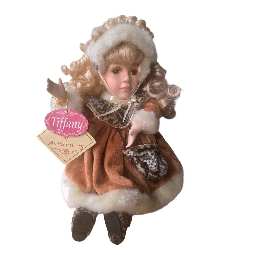 DAN DEE Collector's‎ Choice Porcelain Sitting Musical Doll Set of 3 Vintage